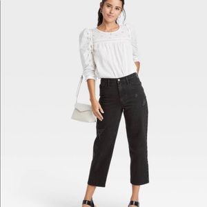 Universal Thread Vintage Straight leg Hi- rise jean